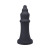 Tantus The Queen Dildo, 10.0 Inch Insertable, 3.0 Inch Max Width, Onyx