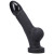 Tantus Super Destiny Super Soft Silicone Dildo, 5.75 Inch Insertable, 2.0 Inch Max Width, Black Onyx
