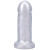 Tantus They/Them Super Soft Silicone Dildo, 5.0 Inch Insertable, 1.6 Inch Max Width, Silver