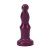 Tantus ProTouch Vibrating G-Spot and Prostate Dildo, 4.6 Inch Insertable, 1.2 Inch Max Width, Wine