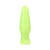 Tantus Bronco Anal Plug, 5.0 Inch Insertable, 1.75 Inch Max Width, Lime