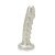 Tantus Echo Vibrating Dildo, 6.5 Inch Insertable, 1.55 Inch Max Width, Pearl White