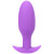 Tantus Ryder Anal Plug, 4.0 Inch Insertable, 1.47 Inch Max Width, Lilac