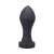 Tantus H-Bomb Dildo, 9.0 Inch Insertable, 3.7 Inch Max Width, Onyx