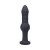 Tantus Fido Dildo, 9.0 Inch Insertable, 2.5 Inch Max Width, Black Onyx