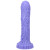 Tantus Groove Textured Dildo, 7.0 Inch Insertable, 1.6 Inch Max Width, Twilight