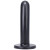 Tantus Silk Medium Dildo, 5.25 Inch Insertable, 1.1 Inch Max Width, Black