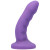 Tantus Curve G-Spot Dildo, 6.0 Inch Insertable, 1.37 Inch Max Width, Purple Amethyst