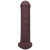 Tantus Amsterdam Soft Dildo, 10.5 Inch Insertable, 2.5 Inch Max Width, Oxblood