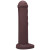 Tantus Amsterdam Soft Dildo, 10.5 Inch Insertable, 2.5 Inch Max Width, Oxblood