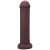 Tantus Amsterdam Soft Dildo, 10.5 Inch Insertable, 2.5 Inch Max Width, Oxblood