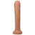 Tantus Uncut #1 O2 Dual Density Dildo, 8.75 Inch Insertable, 1.75 Inch Max Width, Honey