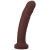 Tantus Gary O2 Dual Density Realistic Dildo, 8.0 Inch Insertable, 1.5 Inch Max Width, Espresso