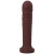 Tantus Gary O2 Dual Density Realistic Dildo, 8.0 Inch Insertable, 1.5 Inch Max Width, Espresso