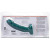 Tantus Acute Angled Dildo, 5.0 Inch Insertable, 1.25 Inch Max Width, Emerald