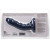 Tantus Curve Soft Dildo, 5.75 Inch Insertable, 1.5 Inch Max Width, Sapphire