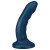Tantus Curve Soft Dildo, 5.75 Inch Insertable, 1.5 Inch Max Width, Malachite