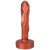 Tantus Mini Magma Textured Fantasy Dildo, 4.5 Inch Insertable, 1.0 Inch Max Width, Copper