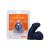 Tantus On the Go Silicone Packer, Sapphire