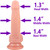 The Lifeguard by FUKENA - Realistic Dual Density Silicone Dildo with Balls & Suction Cup, 5.5 Inch Insertable, 1.4 Inch Max Width, Light Skin