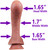 The Healer by FUKENA - Realistic Dual Density Silicone Dildo, 7.0 Inch Insertable, 1.7 Inch Max Width, Medium Skin