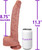 The Trucker by FUKENA - Realistic Dual Density Silicone Dildo, 8.75 Inch Insertable, 1.85 Inch Max Width, Medium Skin