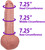The Psychic by FUKENA - Realistic Dual Density Silicone Dildo, 8.75 Inch Insertable, 2.3 Inch Max Width, Medium Skin