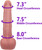 The Inventor by FUKENA - Realistic Dual Density Silicone Dildo, 10.0 Inch Insertable, 2.4 Inch Max Width, Medium Skin
