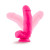 Blush Neo Elite Dual Density Silicone Dildo with Balls & Suction Cup, 5 Inch Insertable, 1.75 Inch Max Width, Neon Pink Blush Neo Elite Dual Density Silicone Dildo with Balls & Suction Cup, 5 Inch Insertable, 1.75 Inch Max Width, Neon Pink