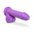 Blush Neo Elite Dual Density Silicone Dildo With Balls & Suction Cup, 6.25 Inch Insertable, 1.75 Inch Max Width, Neon Purple Blush Neo Elite Dual Density Silicone Dildo With Balls & Suction Cup, 6.25 Inch Insertable, 1.75 Inch Max Width, Neon Purple