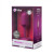 b-Vibe Vibrating Snug Plug 2 Rechargeable Weighted Silicone Anal Plug, Rose