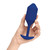 b-Vibe Vibrating Snug Plug 4 Rechargeable Weighted Silicone Anal Plug, Navy