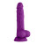 FemmeFunn Vortex Turbo Baller 2.0, 8.25 in. Vibrating Rotating Dildo, 5.4 Inch Insertable, 1.5 Inch Max Width, Purple