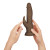 FemmeFunn Vortex Turbo Rabbit 2.0, 8 in. Dual Stimulation Vibrating Dildo, 4.9 Inch Insertable, 1.5 Inch Max Width, Brown