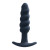 VeDO Twist Rechargeable Silicone Vibrating Anal Plug, Black