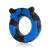 OxBalls Boner Cock Ring, Blue/Black