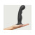 Strap-On-Me Hybrid Collection Silicone Dildo Plug, 6.88 Inch Insertable, 1.65 Inch Max Width, Black