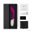 LELO MONA WAVE Rechargeable G-Spot Vibrator, Deep Rose