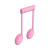 The Beat Remote Note Vibe, Pink