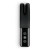 Le Wand Chrome Deux Rechargeable Silicone Mini Vibrator, Black