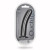 Ouch! Smooth Silicone 7 in. G-Spot Dildo, 6.73 Inch Insertable, 1.34 Inch Max Width, Gunmetal