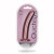 Ouch! Smooth Silicone 7 in. G-Spot Dildo, 6.73 Inch Insertable, 1.34 Inch Max Width, Rose Gold