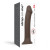 Strap-On-Me Bendable Dual-Density Silicone Suction Cup Dildo, 7.8 Inch Total Length, 1.75 Inch Max Width, Chocolate
