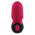 Gender X Body Kisses Rechargeable Vibrating Silicone Suction Massager, Red