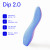 Dame Dip 2.0 Classic Vibrator, Periwinkle