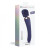 Love to Love Brush Crush Rechargeable Textured Head Wand Vibrator, Midnight Indigo