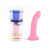 Love to Love Dildolls Glitzy 7 in. Silicone Dildo, 5.83 Inch Insertable, 1.38 Inch Max Width, Pink Glitter