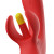 Honey Play Box Fortexa App-Controlled Kinky Finger Flapping Dual Stimulator, Red