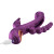 Honey Play Box Trilux Kinky Finger Rabbit Vibrator with Anal Beads, Purple