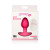 Curve Toys Gossip Pop Rocker Rechargeable Remote-Controlled Silicone Vibrating Anal Plug, Magenta